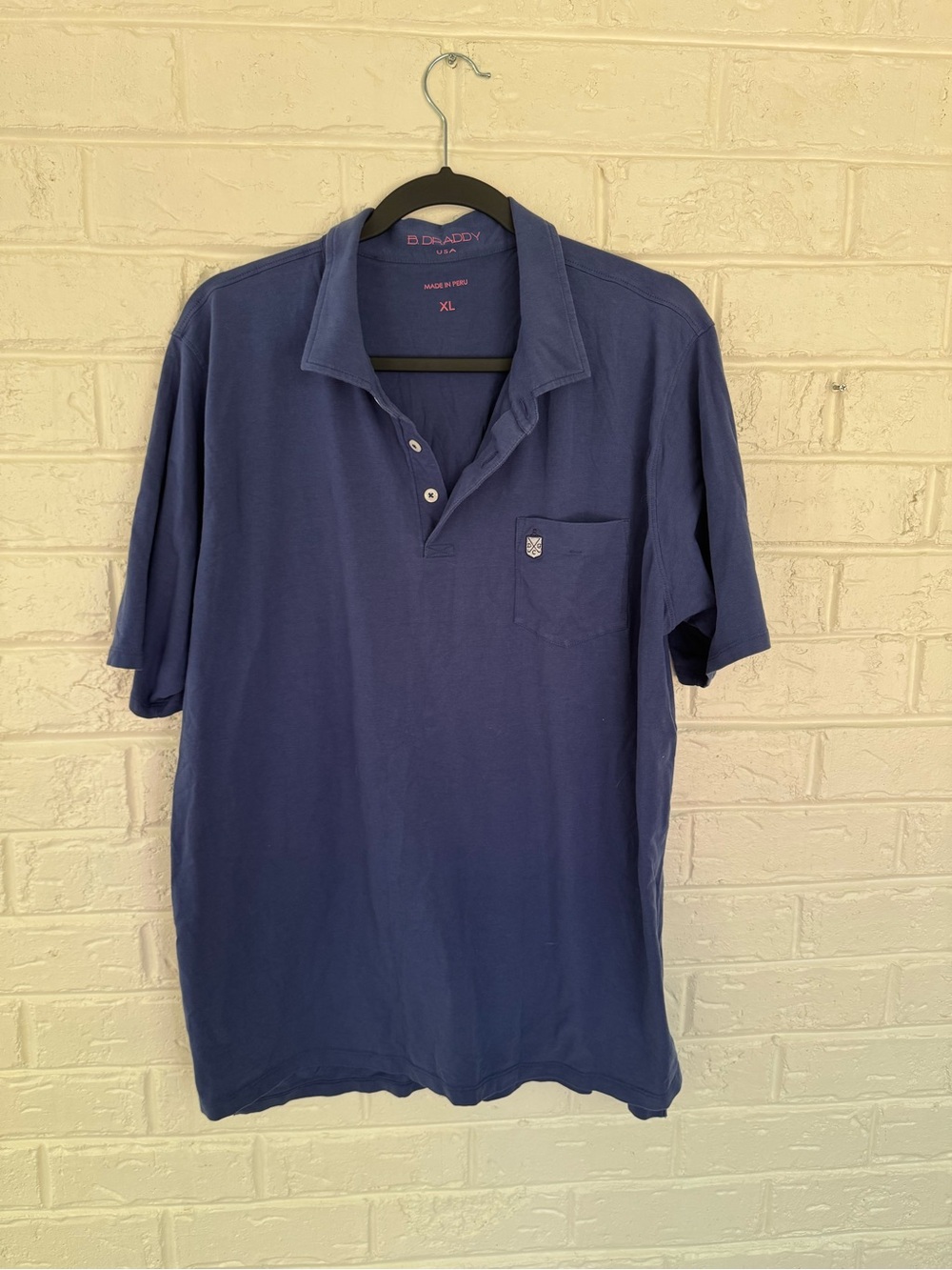 B Draddy golf polo